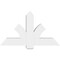 Ekena Millwork Redmond Architectural Grade PVC Gable Bracket, 48"W x 28"H x 6"D x 6"F, 14/12 Pitch GBP048X28X0606RED00 - alternate 2